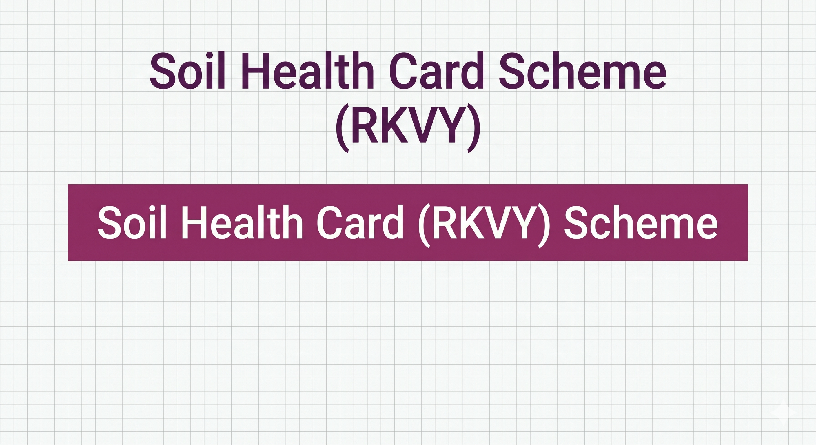 Soil Health Card Scheme (under RKVY)